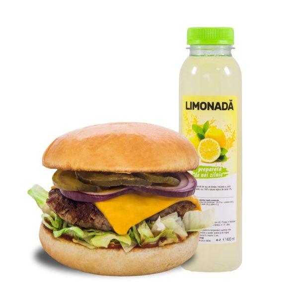 Meniu Classic One Beef cu limonada/ socata